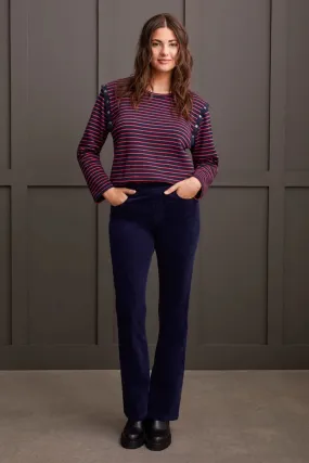 PULL ON 5 PKT PANT-SAPPHIRE